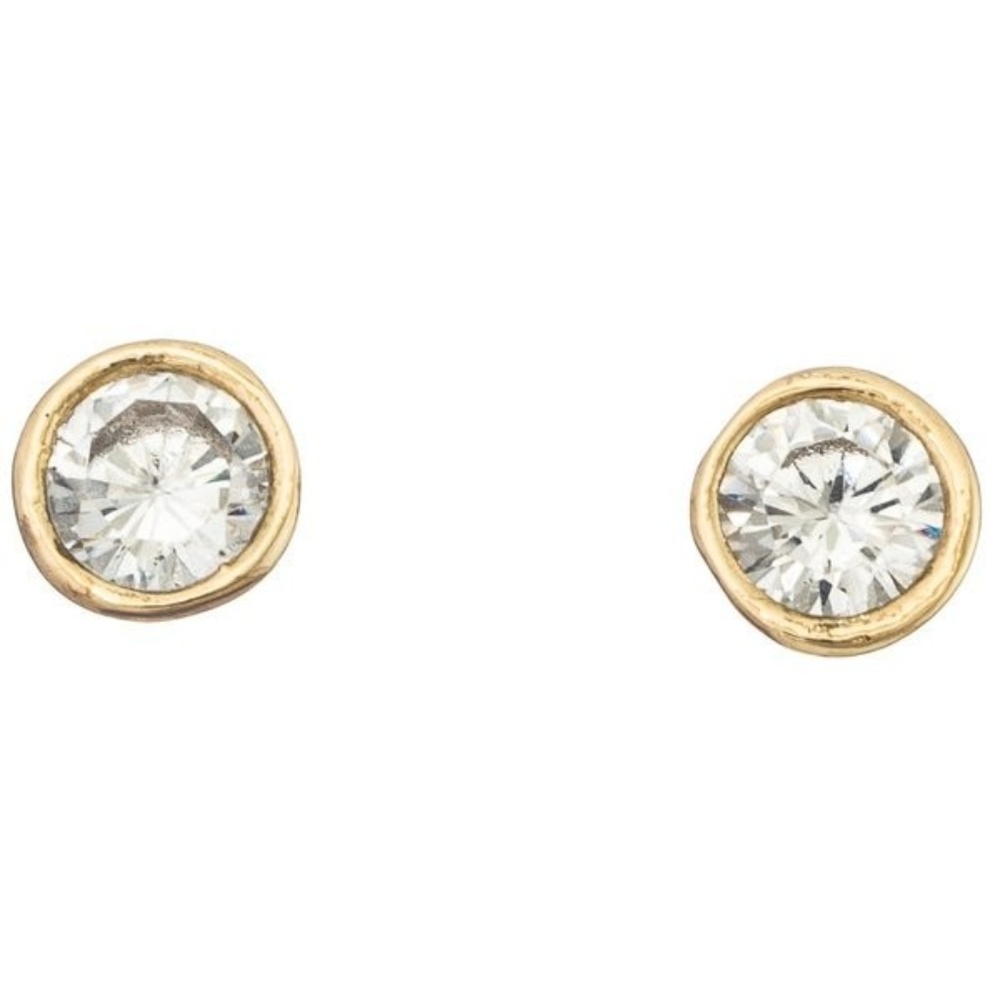 Bezel Crystal Post Earrings COMING SOON